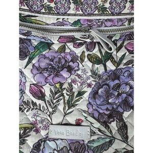 Vera Bradley Crossbody Triple Zip Hipster bag in the Lavender Meadow Pattern